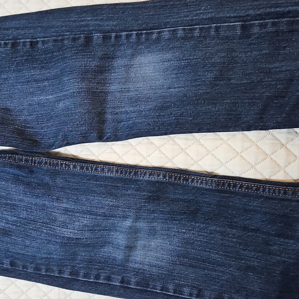Levi's Dark Blue Straight Leg Jeans, 7 Slim - Picture 4 of 7